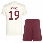 Günstige Fußballtrikots FC Bayern München Davies 19 Champions League Kinder 3rd trikot 2023-24 Kurzarm